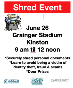 Shred Event Flyer